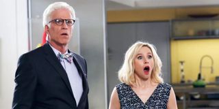 Ted Danson and Kristen Bell on The Good Place