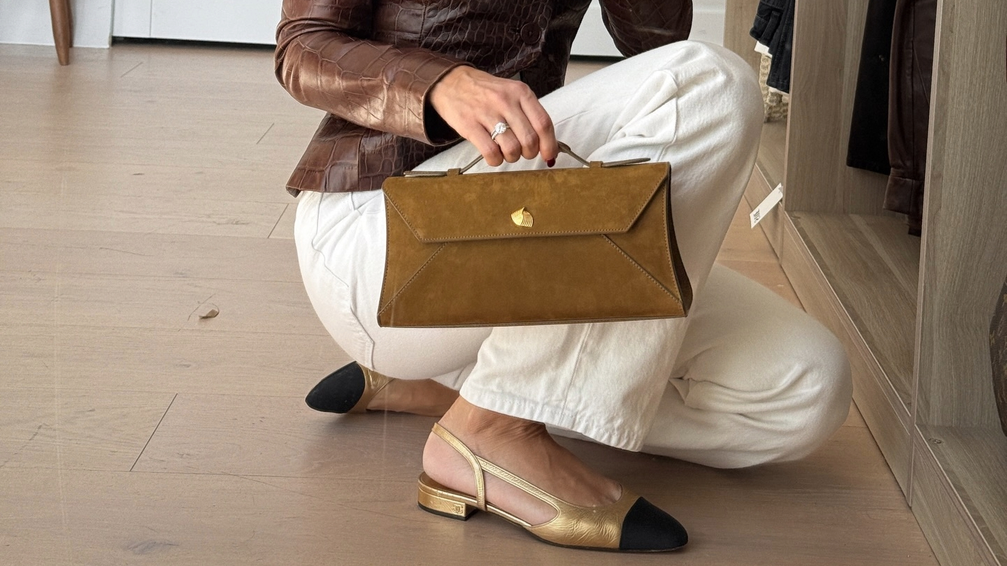 Cass Dimicco in Chanel flats