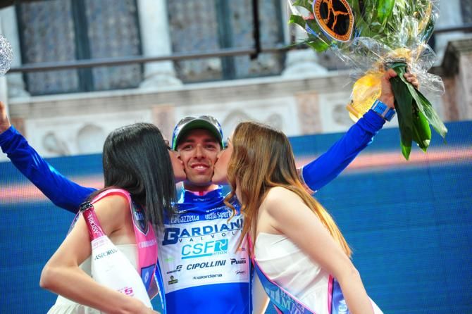 Mountains classification winner Stefano Pirazzi (Bardiani Valvole-CSF Inox)