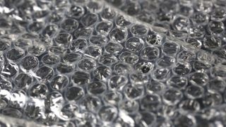 Protect Xmas lights with bubble wrap