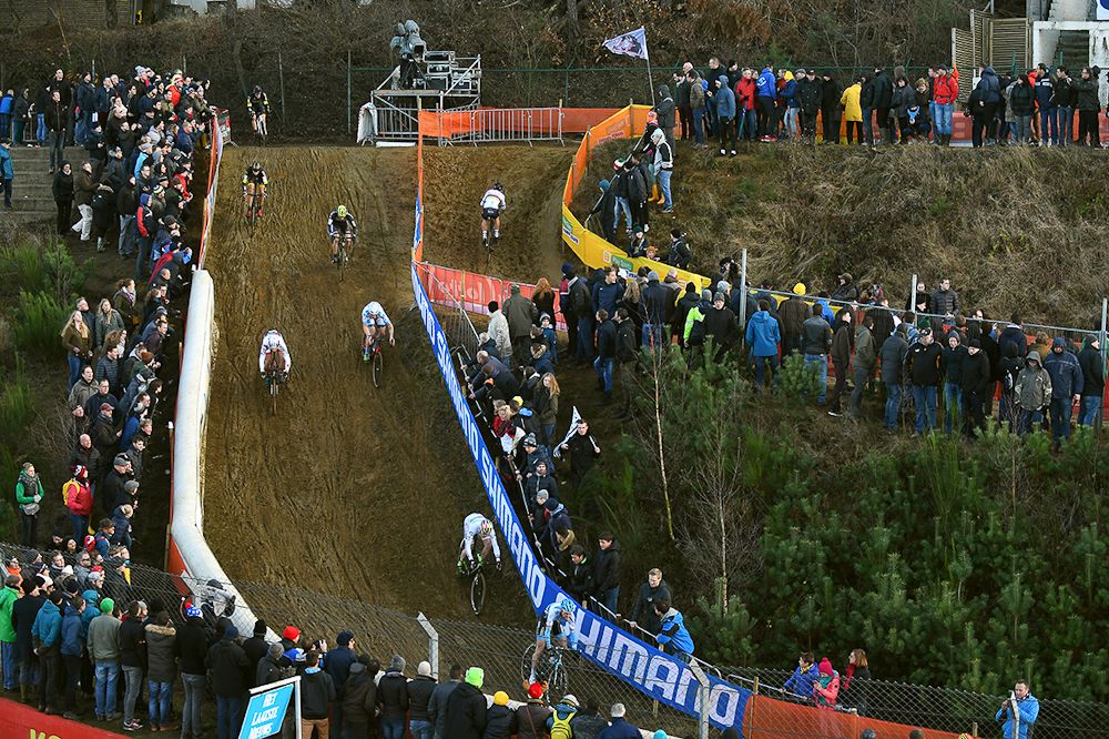 Riders descend in Zolder