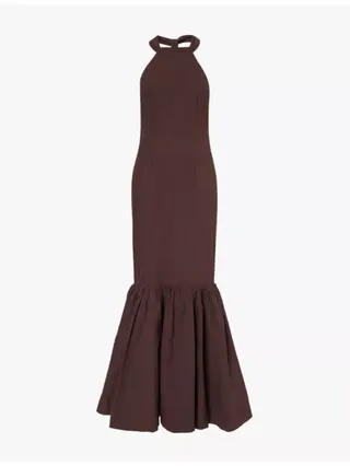 Realm Flared-Hem Cotton Maxi Dress