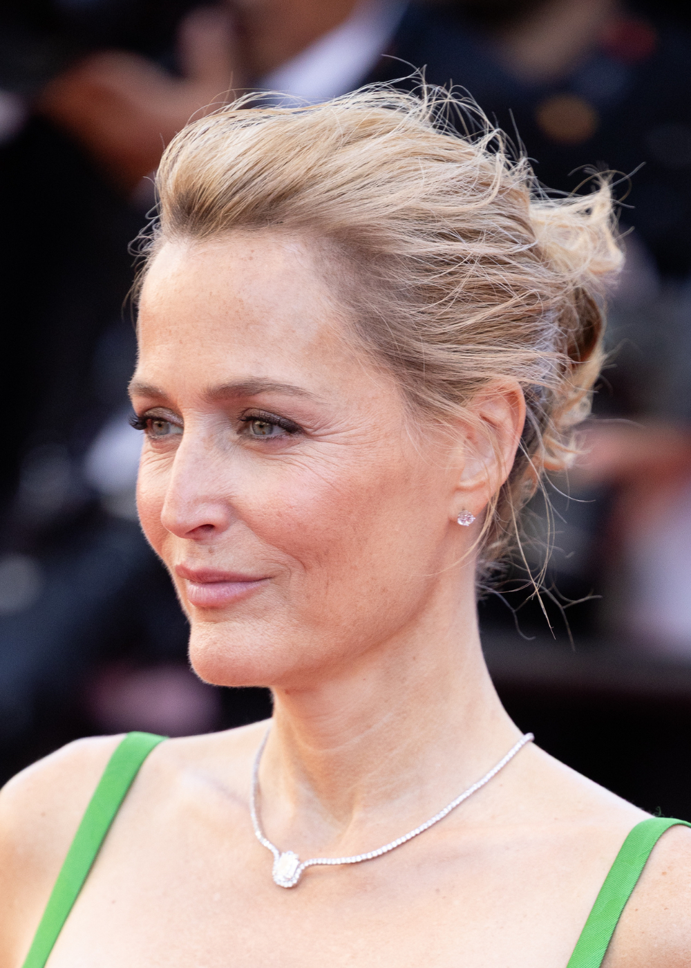 Gillian Anderson attends the &quot;The Mastermind&quot; red carpet at the 78th annual Cannes Film Festival at Palais des Festivals on May 23, 2025 in Cannes, France