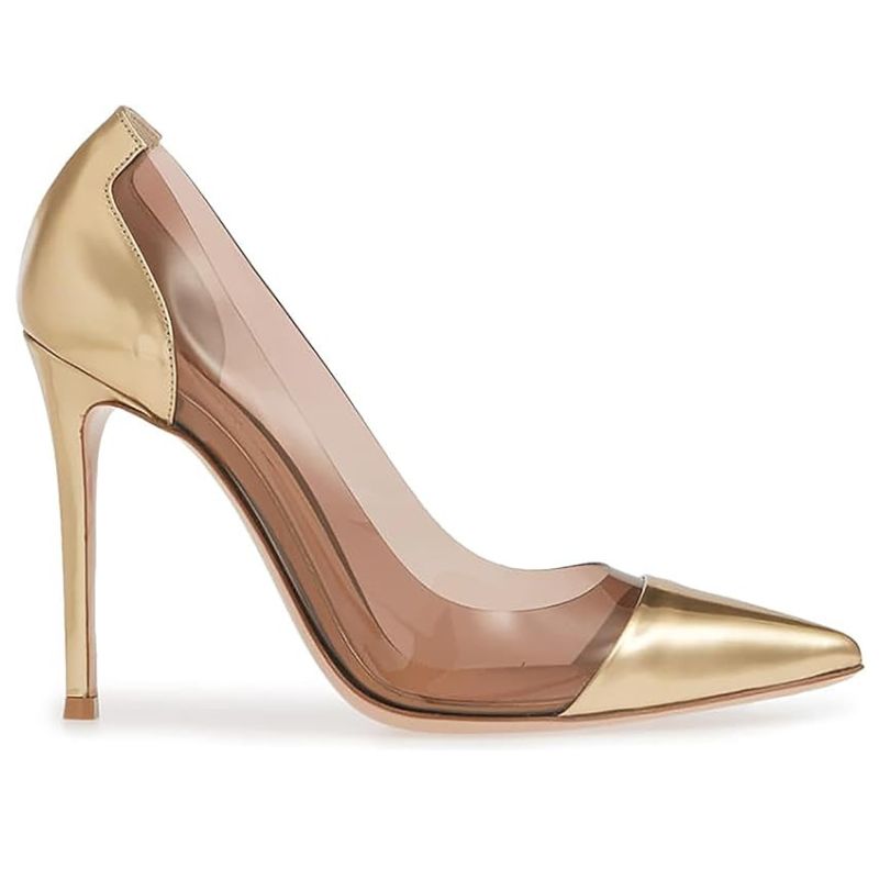 Tailingjia , Transparent Clear Stiletto High Heel Pumps