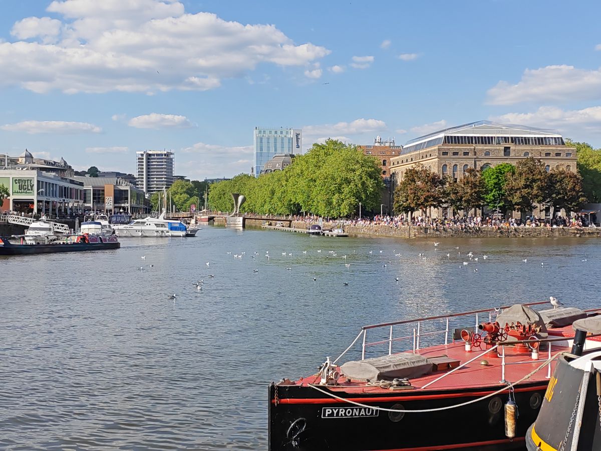 A 2x zoom shot taken on the Honor 400 Pro 50x featuring a river and boat