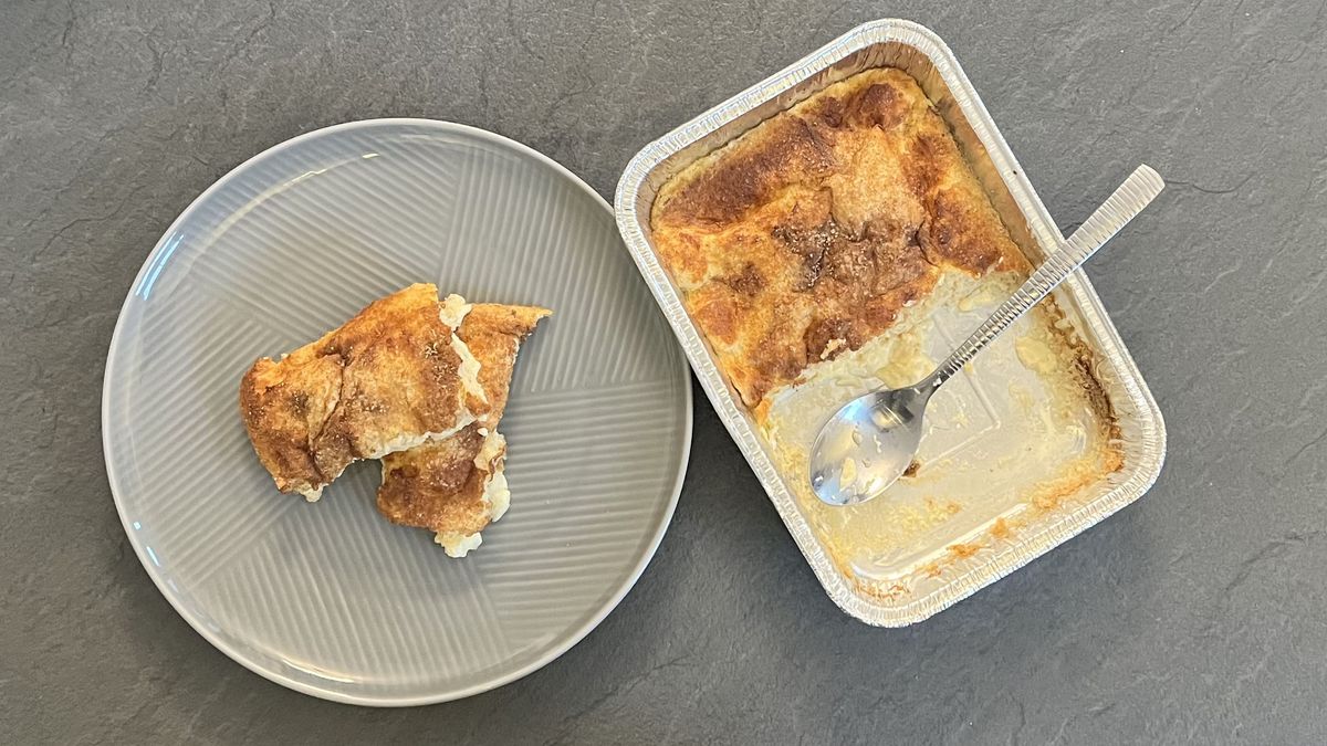 I tried this air fryer bread pudding recipe from TikTok, and you can’t go wrong