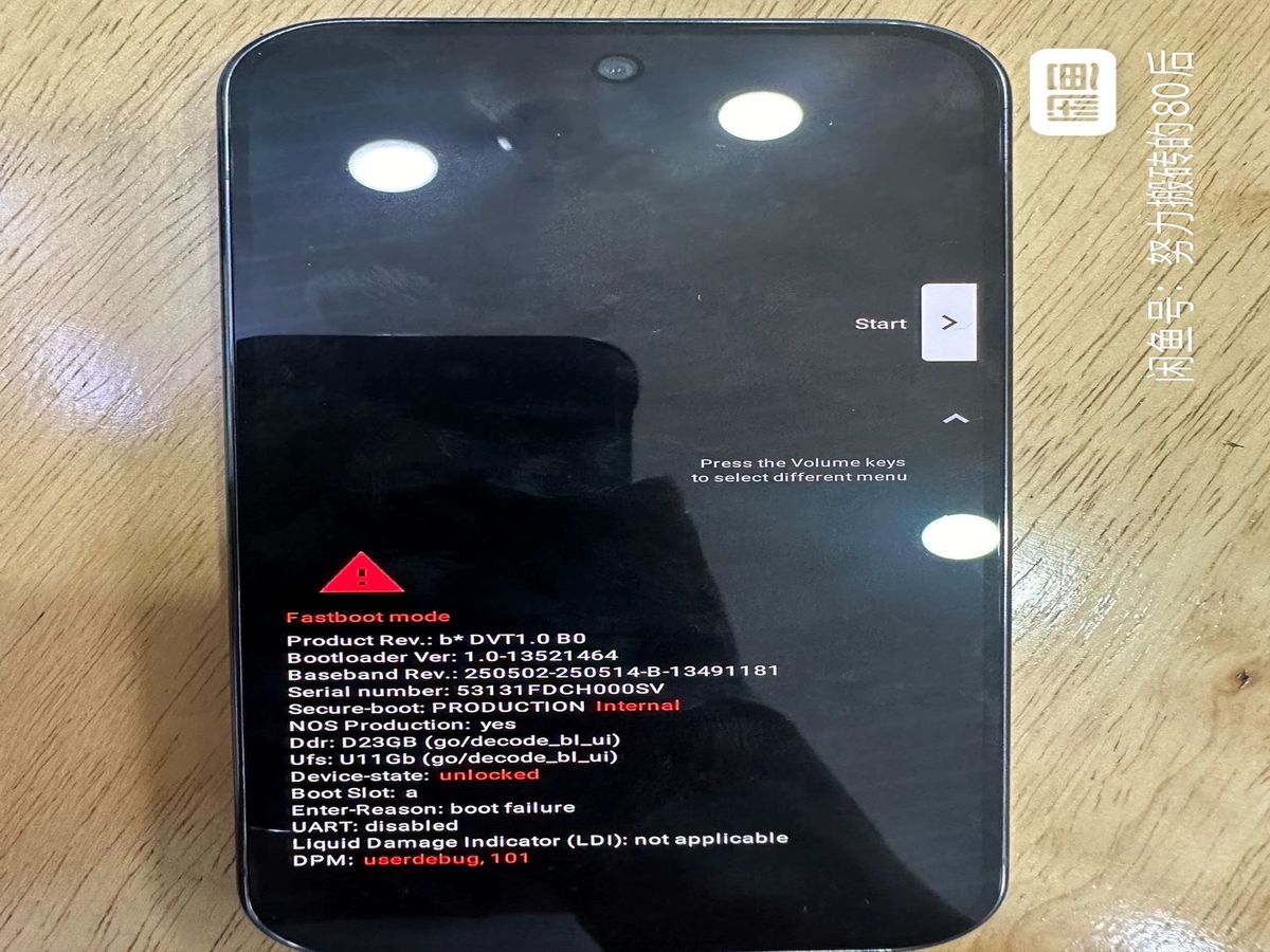Alleged Google Pixel 10 prototype