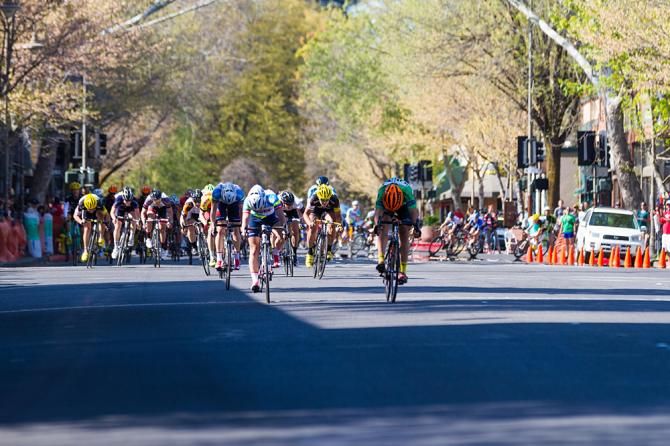 Coming out of the final corner was Optum Pro Cycling p/b Kelly Benefit Strategies rider Mike Freidman followed immediately by Stage 1 winner, James LaBerge. Freidman would take the sprint with Mike's Bikes' James LaBerge and Dana Williams rounding of the podium in 2nd and 3rd place!