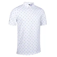 Glenmuir Mens All Over Trophy Print Performance Polo Shirt | Available at Glenmuir