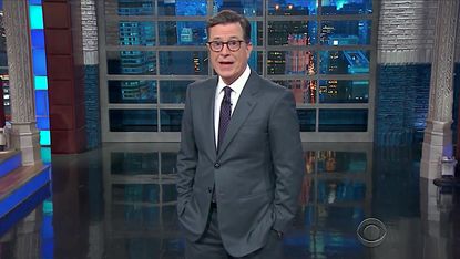 Stephen Colbert catches up with Harvey, DACA