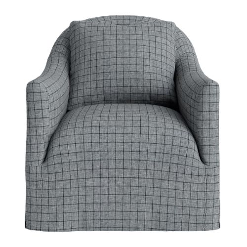 Trudeaux Slipcover Swivel Chair