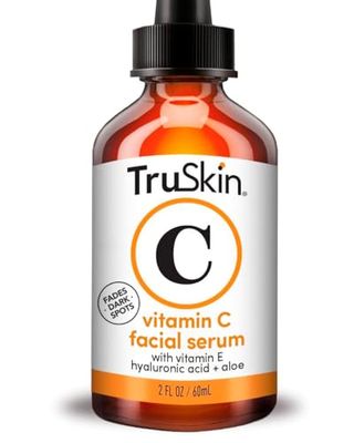 Truskin Vitamin C Serum – Anti Aging Facial Serum With Vitamin C, Hyaluronic Acid, Vitamin E & More – Brightening Serum for Dark Spots, Even Skin Tone, Eye Area, Fine Lines & Wrinkles, 2 Fl Oz