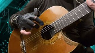 Gio Guido playing fingerstyle guitar