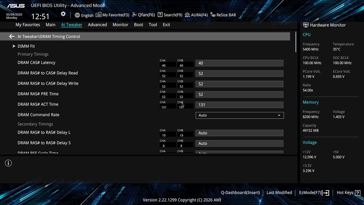 Firmware, Software and Test System - Asus Prime Z890-P Wifi