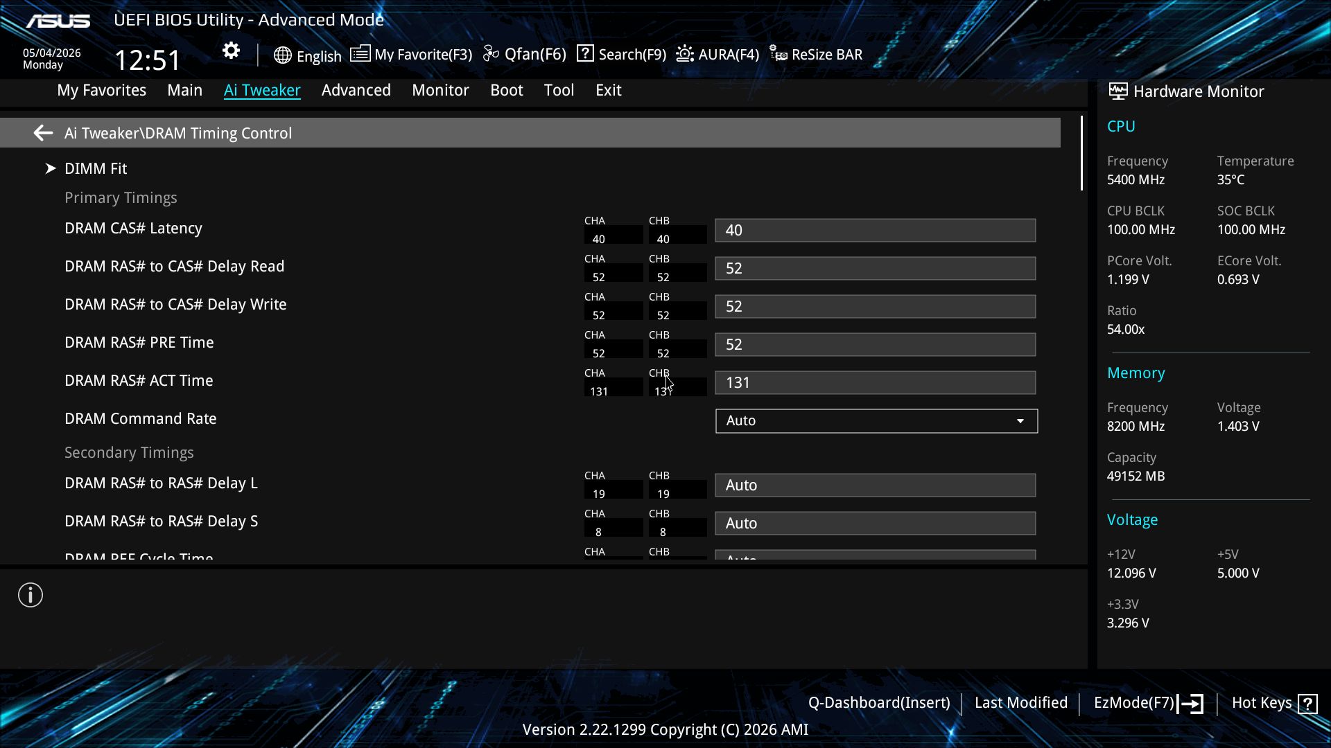 Firmware, Software and Test System - Asus Prime Z890-P Wifi
