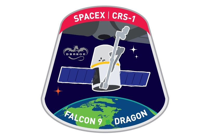 SpaceX Dragon CRS-23 Logo Patch Emblem Jersey NASA Space Travel Missions sew on
