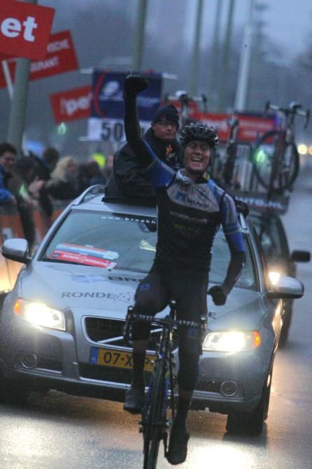 Alexander Wetterhall (Team NetApp-Endura) soloed to victory at the Ronde van Drenthe