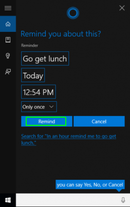 Windows 10 PC から iPhone または Android Phone に Cortana リマインダーを同期する方法