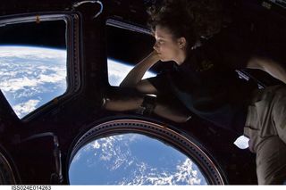 NASA astronaut Tracy Caldwell Dyson, 