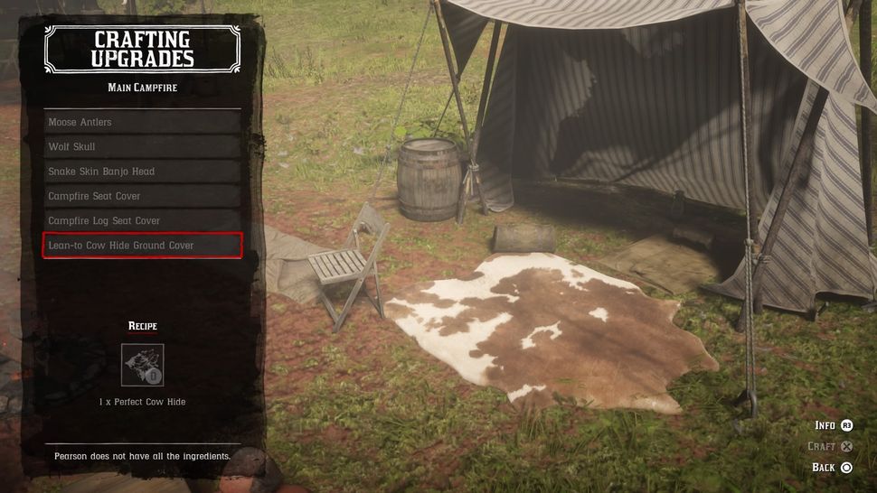 Red Dead Redemption 2 Camp upgrades list How to improve your camp and