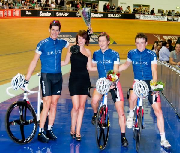 3 man Madison team, Le Col (Marvuli, Fenn and Mould)