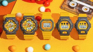 Casio G-shock yellow watches