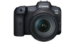 The Canon EOS R5 mirrorless camera