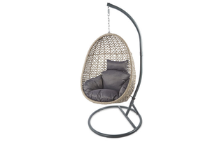 Aldi rattan egg chair, one of the garden furniture pieces that sold out this morning