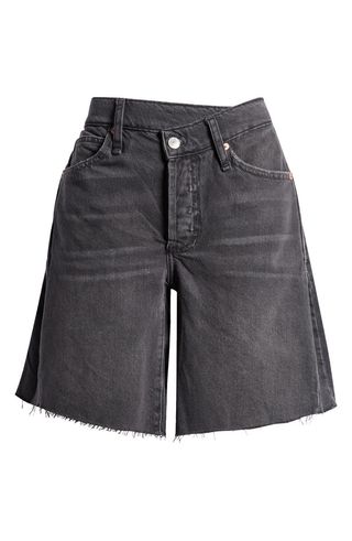 Boomerang Long Denim Shorts