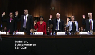 Witnesses for T-Mobile/Sprint are sworn in