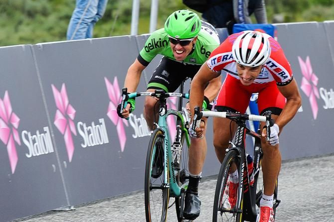Simon Spilak wins the stage in Norway