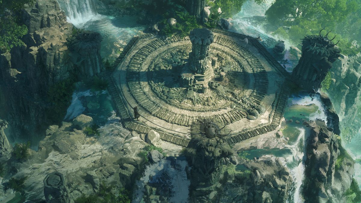 Diablo 4: Vessel of Hatred expansion concept art showing Nahantu