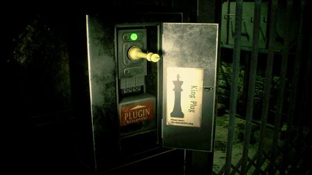 Resident Evil 2 Remake plug puzzle chess pieces Monitor Room door
