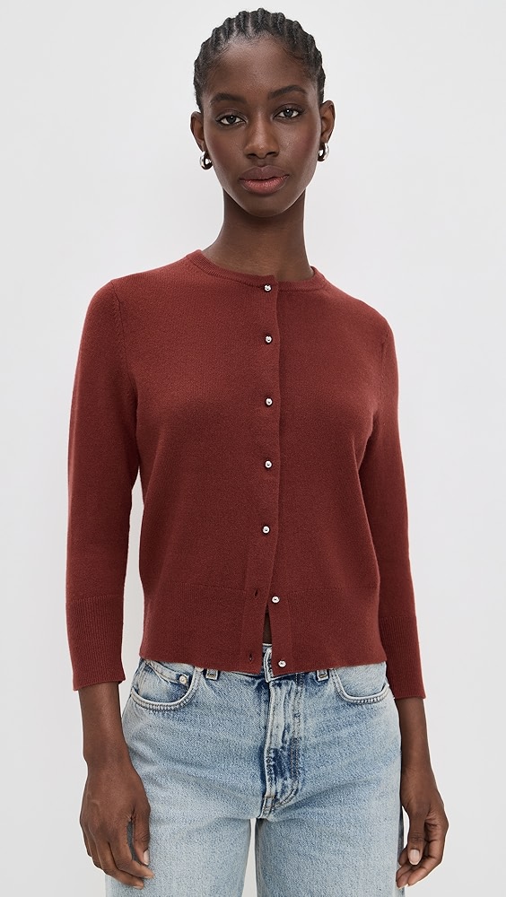 Vince Metal Button Cardigan