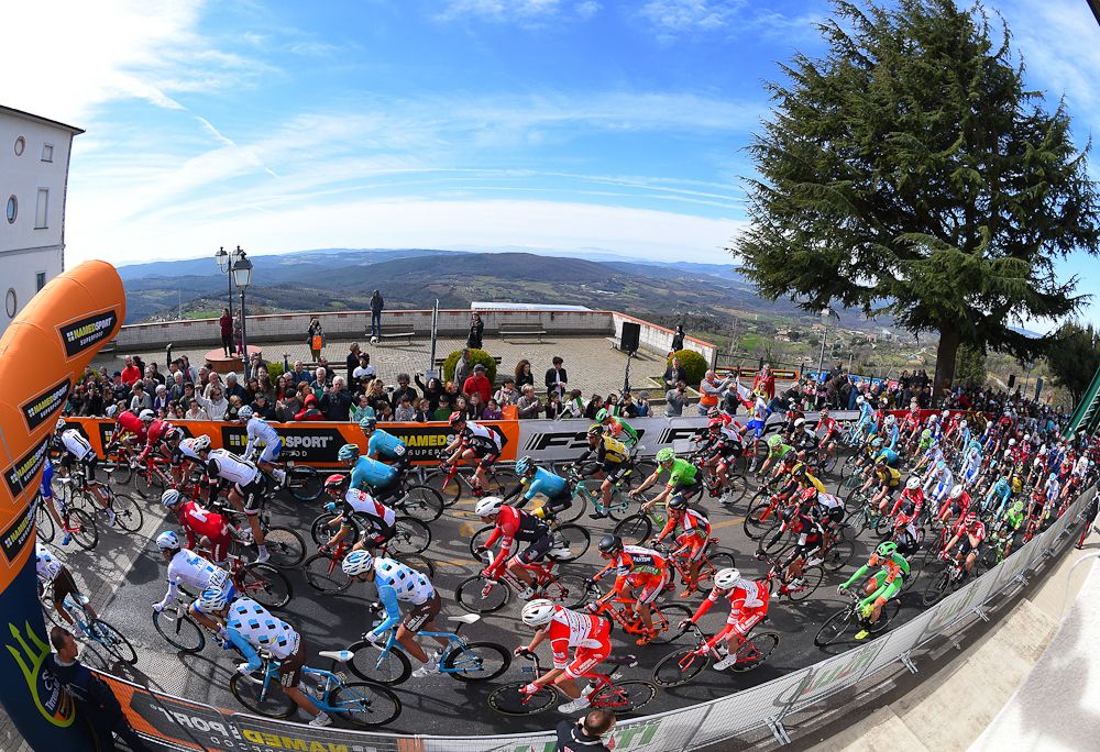 Scenery along the route of stage 3 at Tirreno-Adriatico
