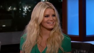 Jessica Simpson on Jimmy Kimmel Live.