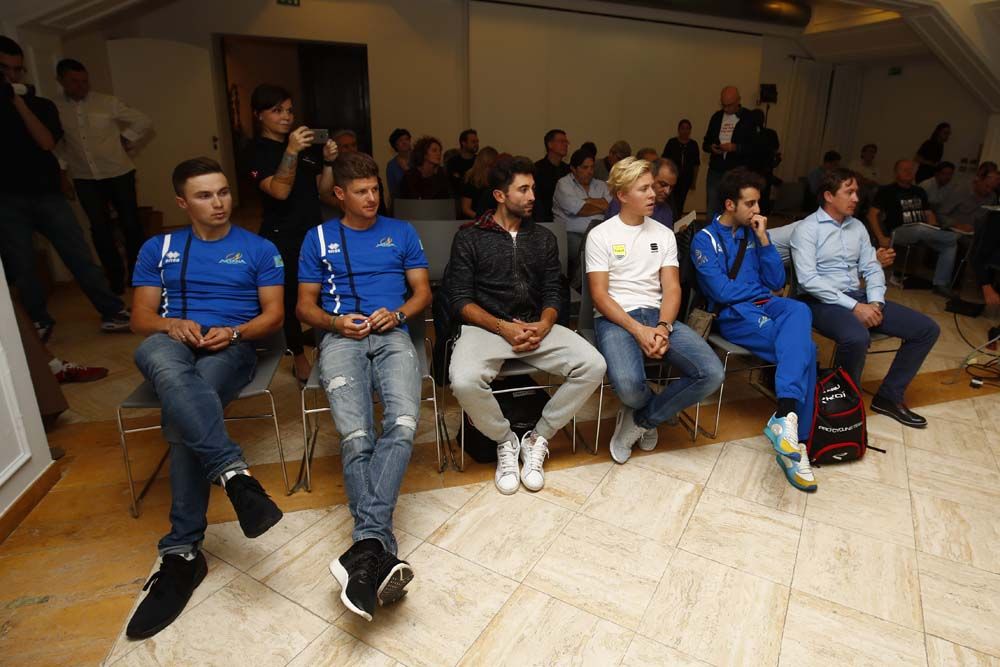 The Astana team leaders for 2017 await their turn