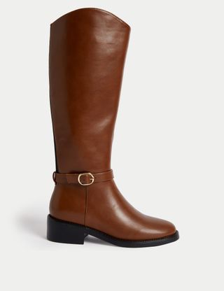 Marks and spencer knee length boots hotsell