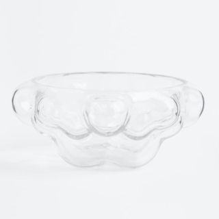 H&M Decorative Glass Bowl, bubble shape