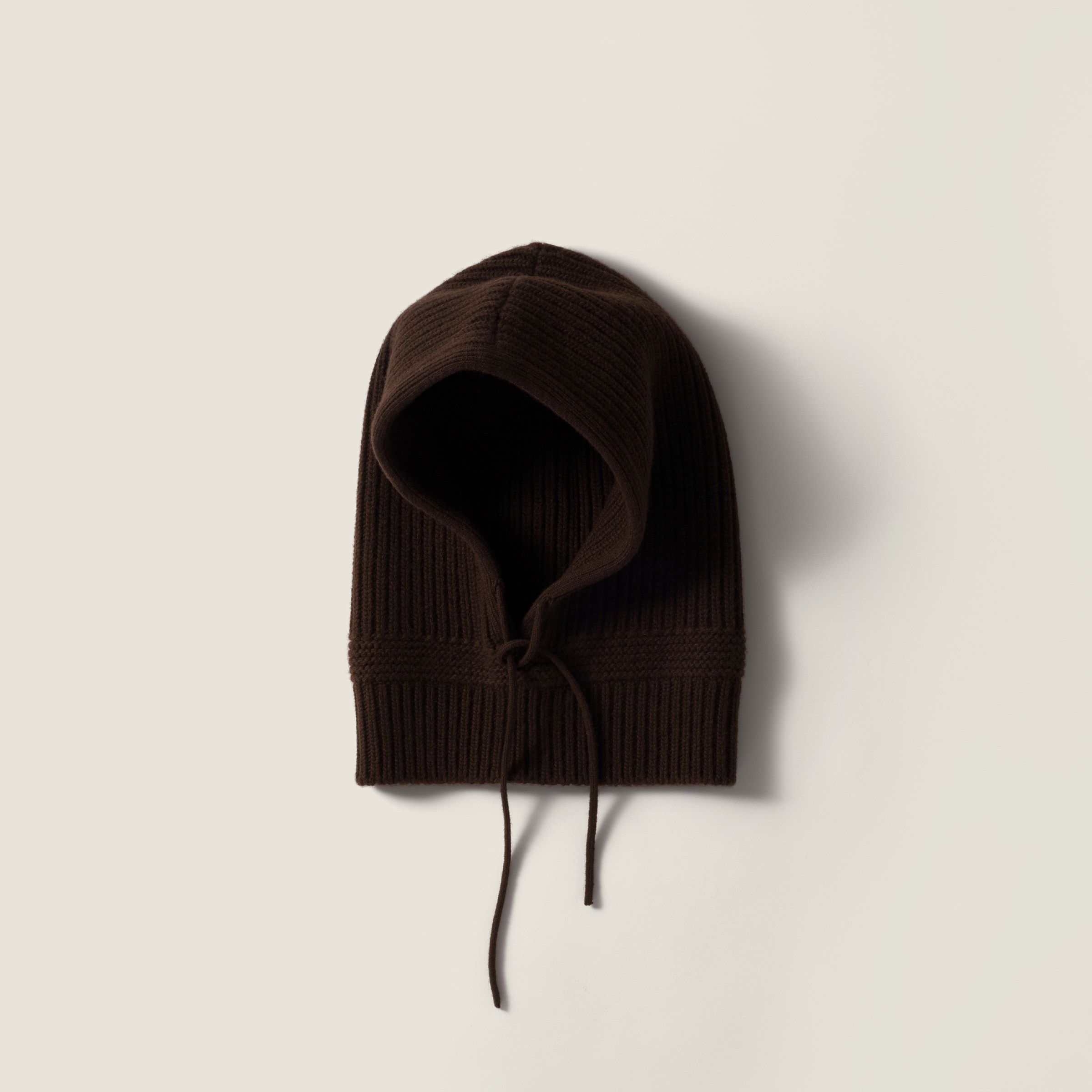 Wool and Cashmere Knit Hood