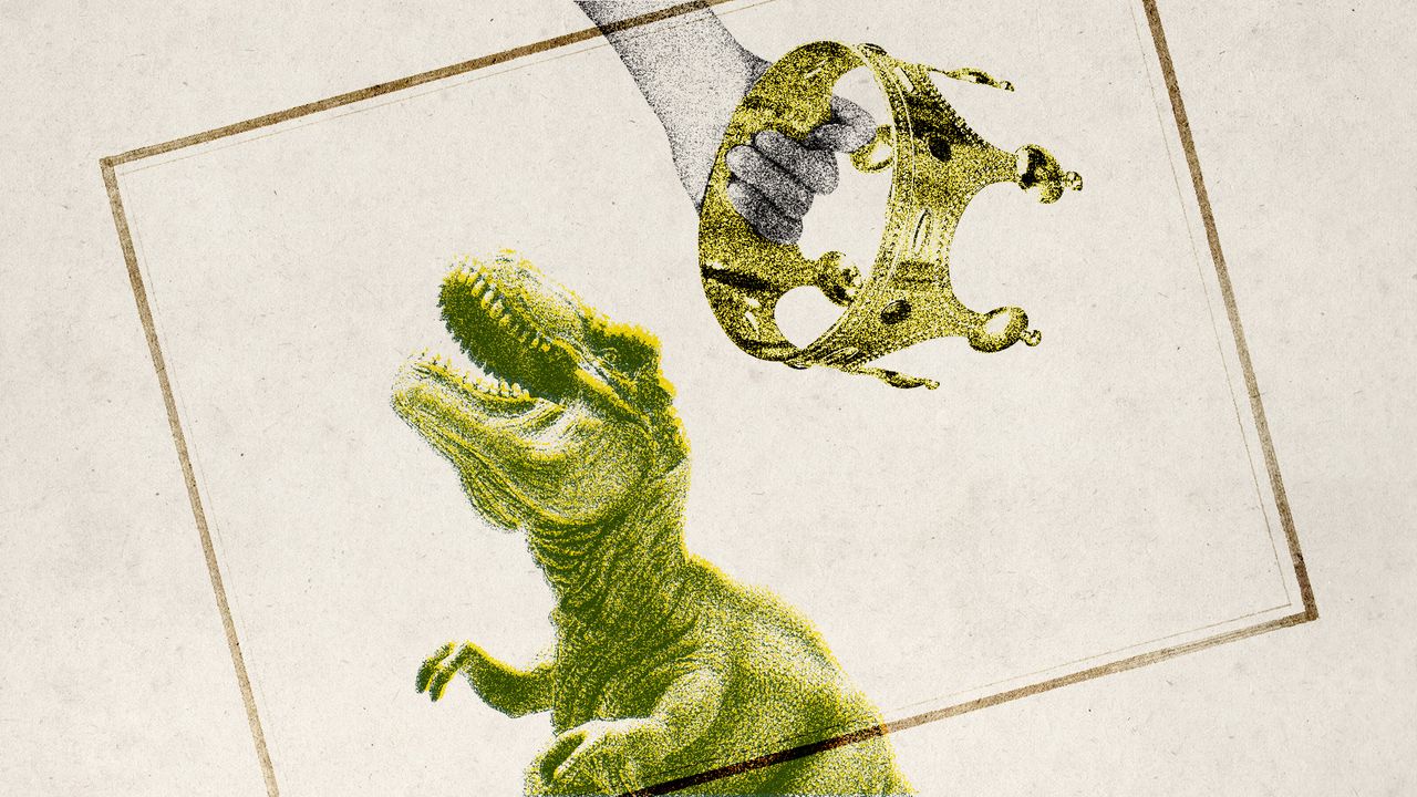 Why Tyrannosaurus rex has been cut down to size