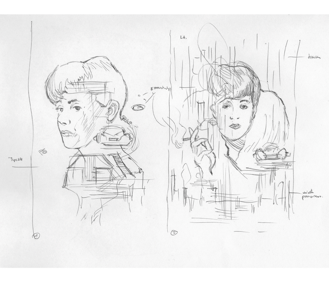 Thumbnail sketches lay down the foundations