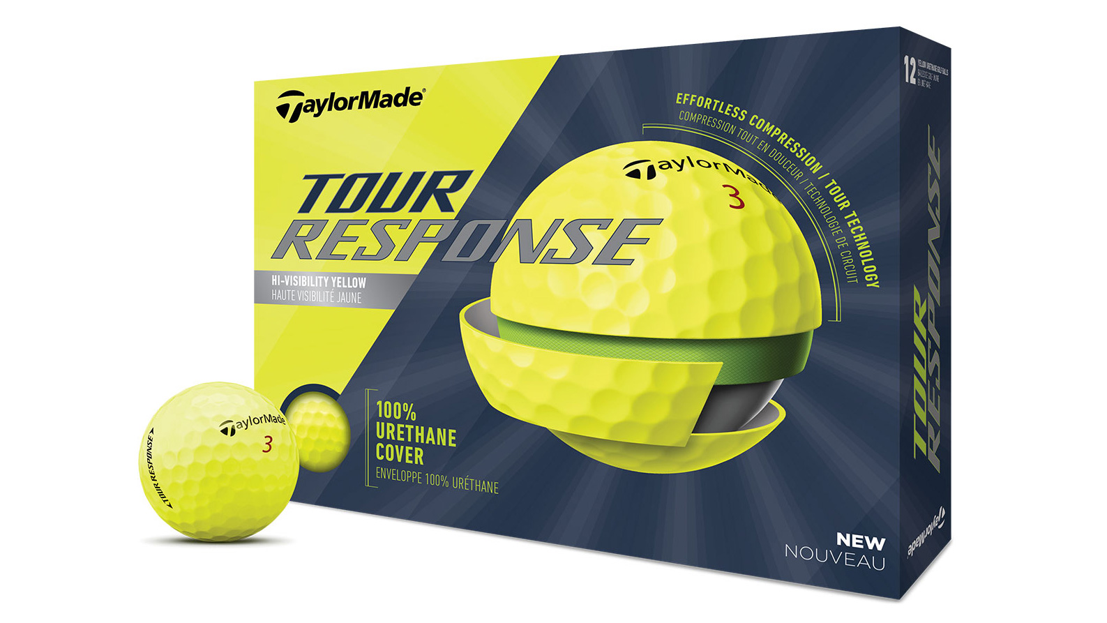 TaylorMade Tour Response on white background