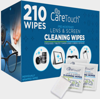 A buttload of screen cleaning wipes | 210 for