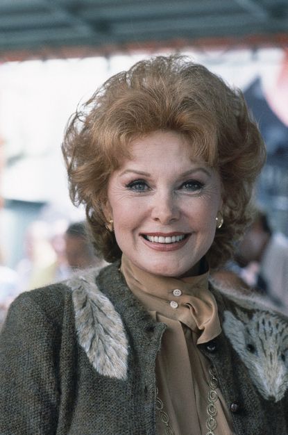 In this Sept. 28, 1981 file photo, Actress Rhonda Fleming poses for a photo in Hollywood, Calif.