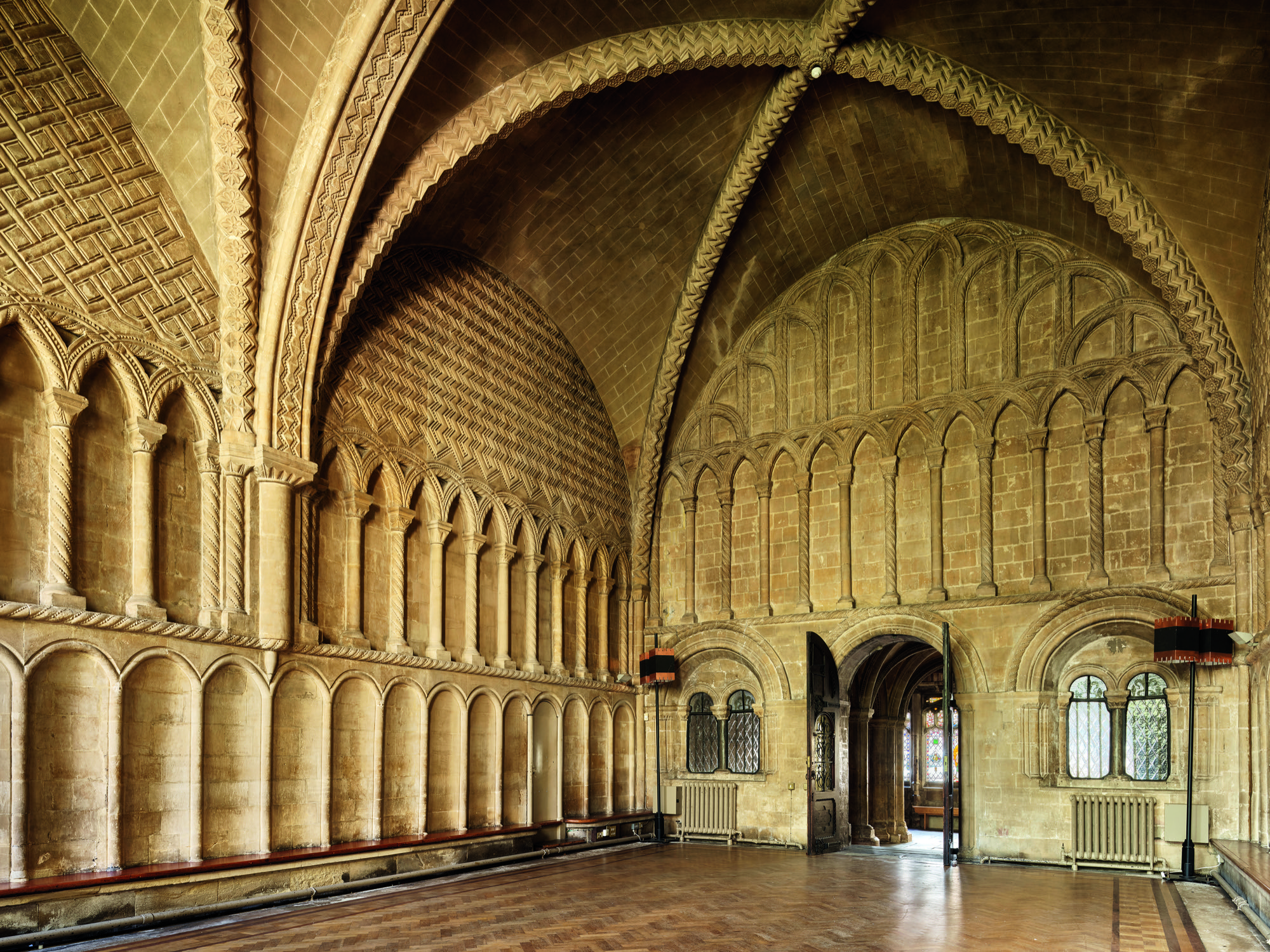 The chapter house at Bristol cathedral