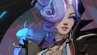 Celeste, a beautiful unicorn in Deadlock, stands poised and ready to fight.