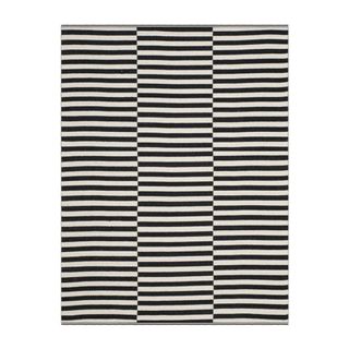 Black and white rug cut out 