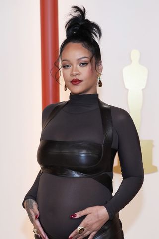 Rihanna Oscars 2023 Beauty Look