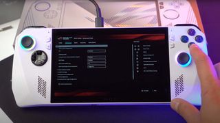 In the ROG Ally BIOS go to advanced settings and click ASUS Cloud Recovery.